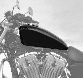 UN-PAINTED 3.7 gal. Gas Fuel Tank Fit For Harley Sportster XL (contact info removed) '04-'06
