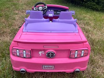 Barbie power wheels car