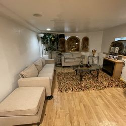 Sofas Set Of 2 And Ottoman Coffee Table Rug And Ottoman 