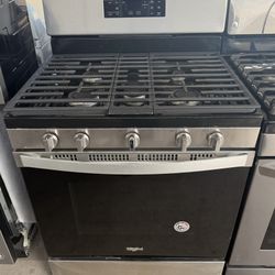 WHIRLPOOL- STOVE GAS 5 BURNERS IN EXCELLENT CONDITION