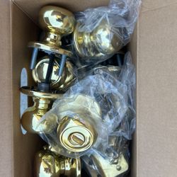 Golden Door Knobs
