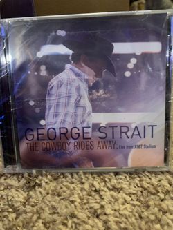 George Strait The Cowboy Rides away Live at At&t stadium CD in plastic Brand new!