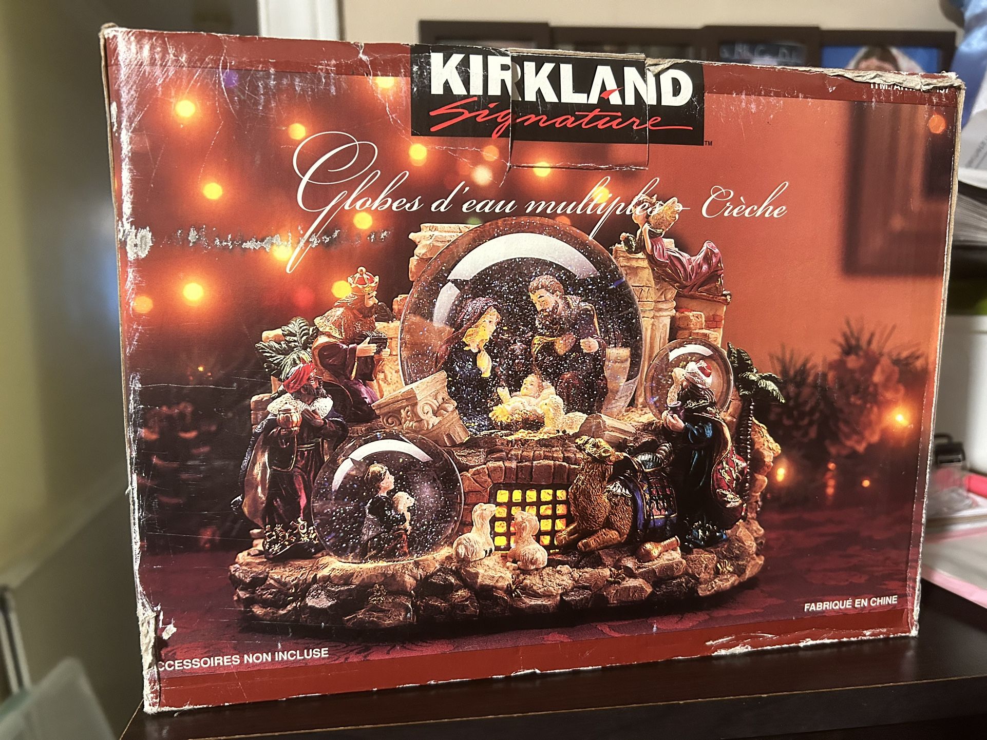 Nativity Musical Waterglobe With Three Songs Kirkland ® Christmas