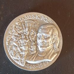 Sterling Medallion: 11th President James K Polk