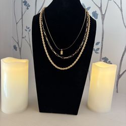 Mixit Hypoallergenic 20” Layered Necklace