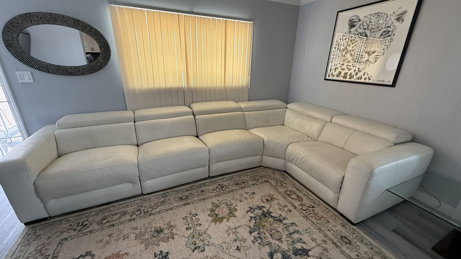 White Leather Couch Z Gallerie