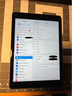 Apple Ipad 6th Gen Wifi Space Gray 128gb A1893