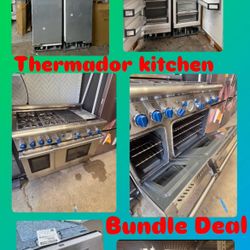 Thermador Stainless Steel Kitchen Set