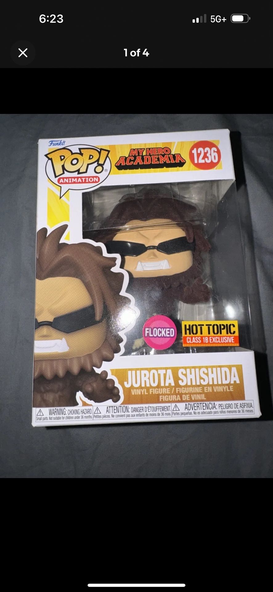 Funko Pop! Vinyl: My Hero Academia - Jurota Shishida (Flocked) - Hot Topic (HT)