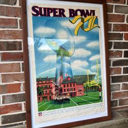 Superbowl Poster XII (1978 Cowboys vs. Broncos)
