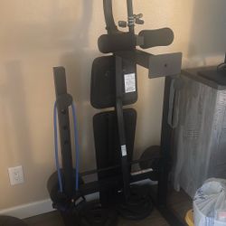 Foldable Bench With Weights