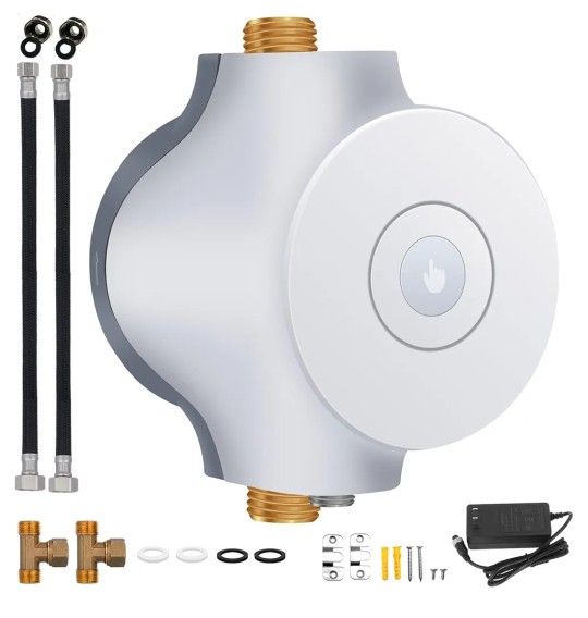 9033: Smart Instant Hot Water Recirculating System Pump 3 speed with Bulit-in Thermostat 18 inch Hose for Tanked, Tankless Water Heater