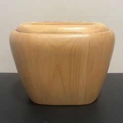 Solid Teak Danish Modern Ice Bucket After Quistgaard for Balos