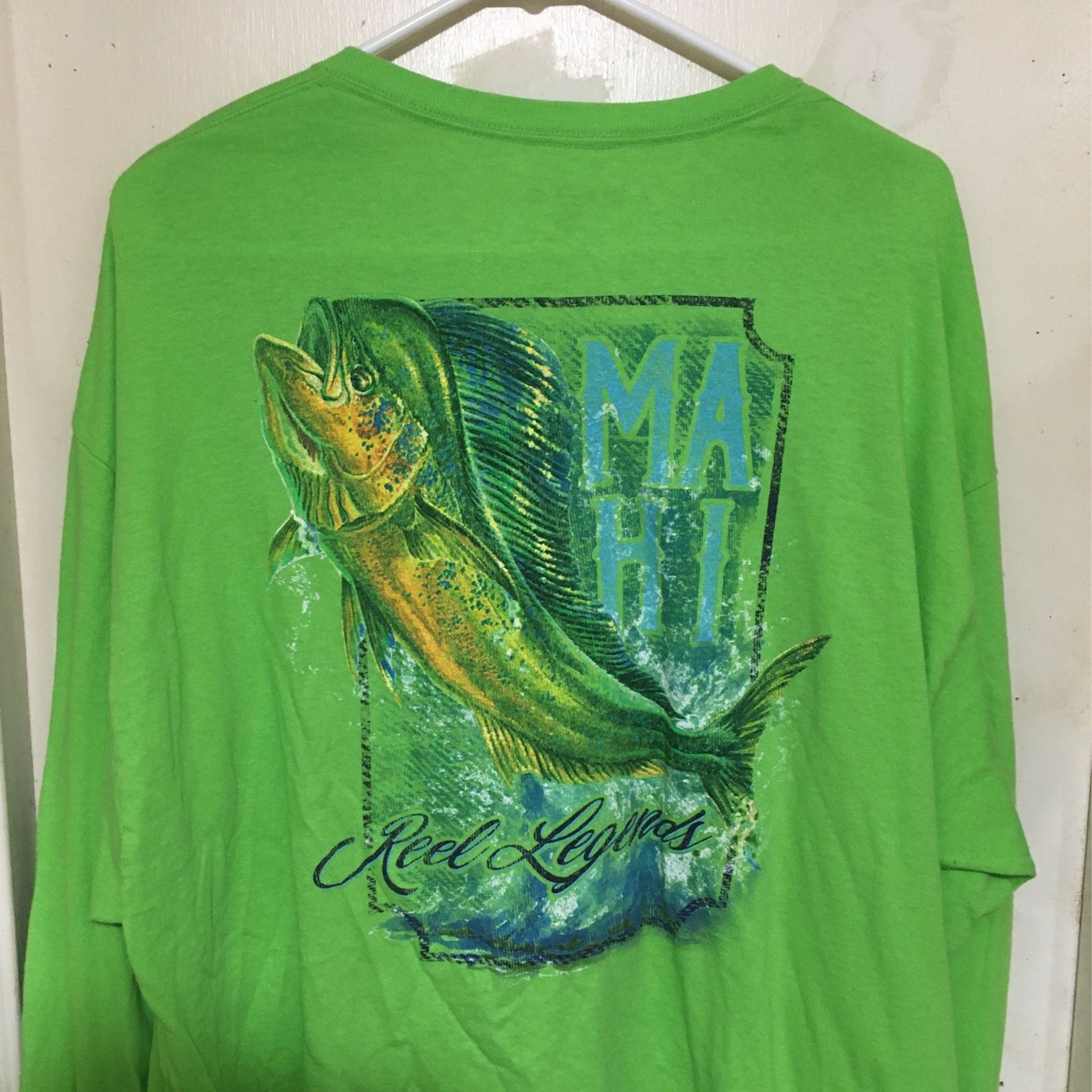 Fishing T shirt Reel legends 2XL Long Sleeve