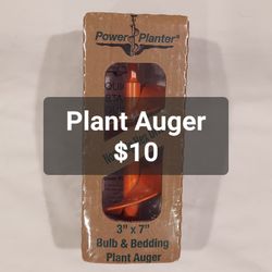 Power Planter Bulb & Bedding Plant Auger NEW