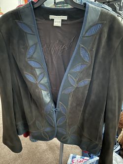 Peter Nygard Suede Dress Coat