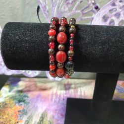 Fall wrapped bracelet