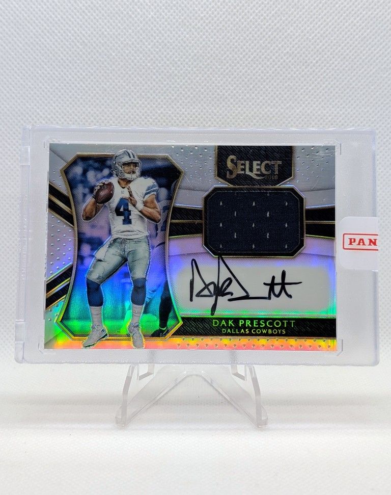 2016 Select Dak Prescott Rookie Patch Auto Silver Prizm /99