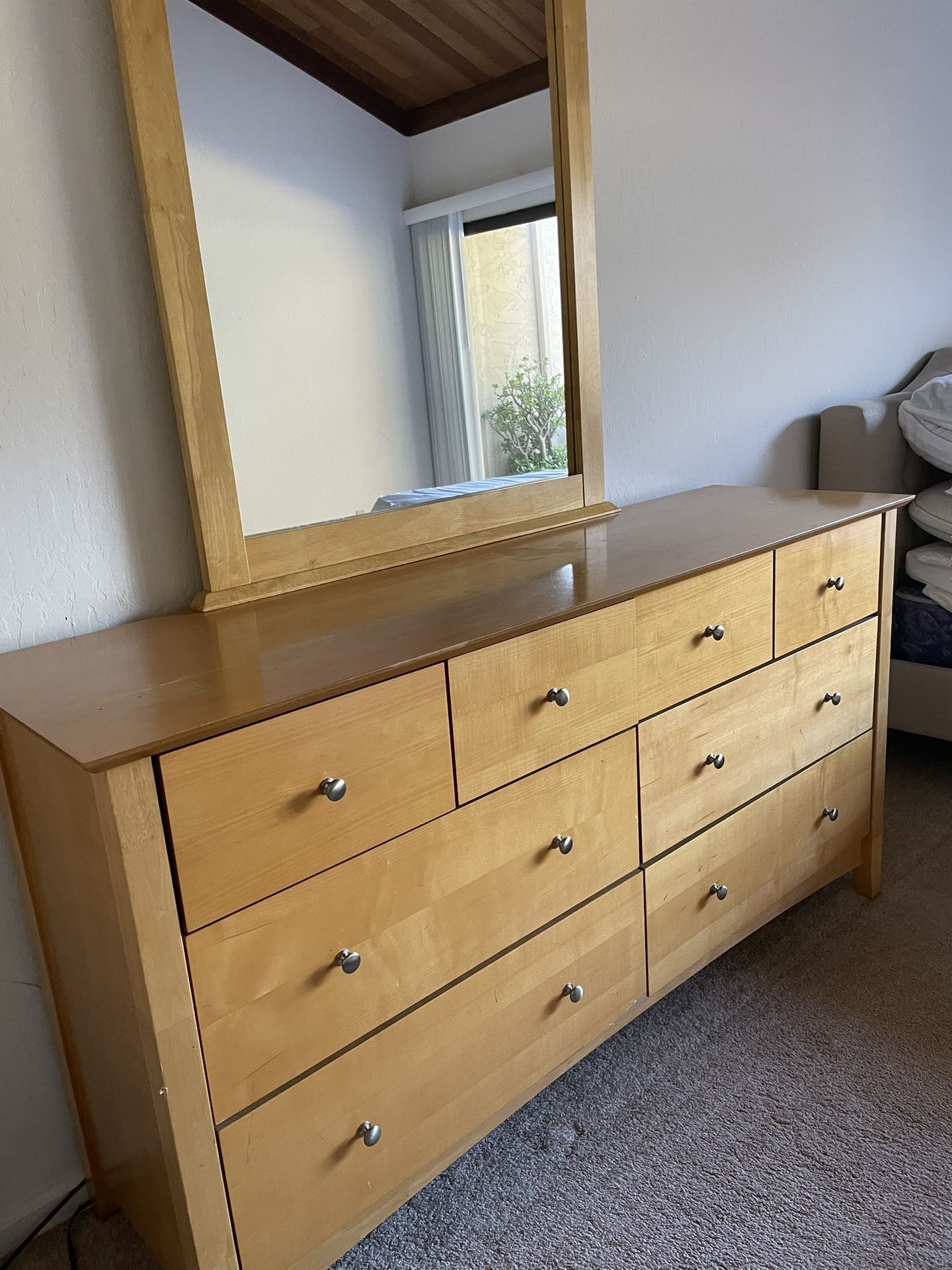 Dresser And Mirror
