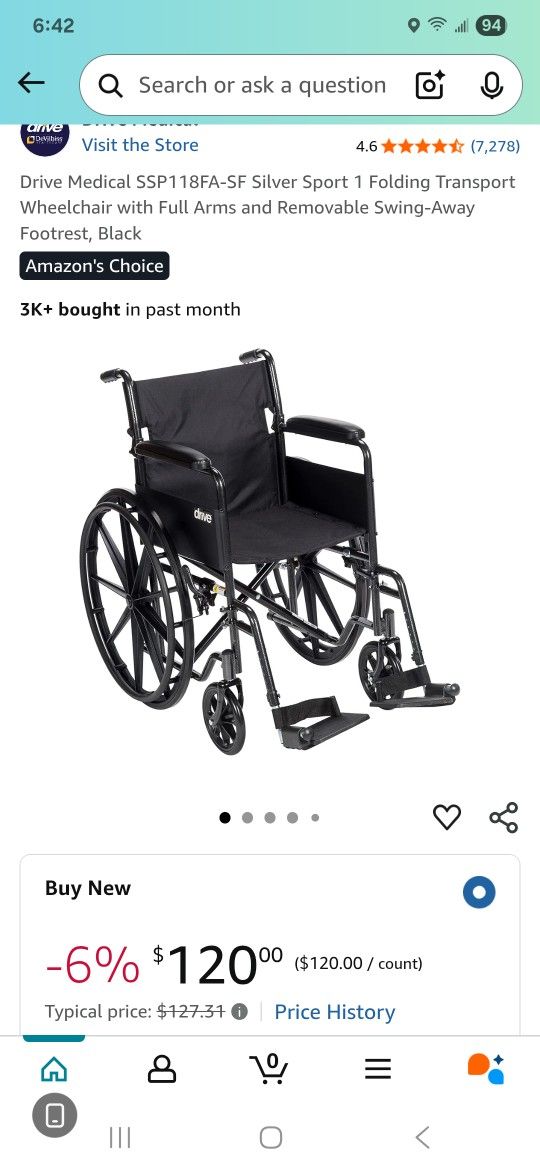 Brand New Drive Wheelchair