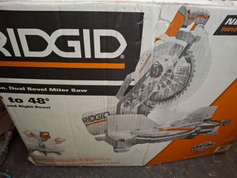 Ridgid dual miter Bevel miter saw