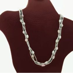 GENUINE FRESH WATER PEARL COLLAR NECKLACE  * New With Tag