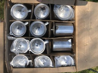 25 l4 stainless steel restaurant creamer pitchers