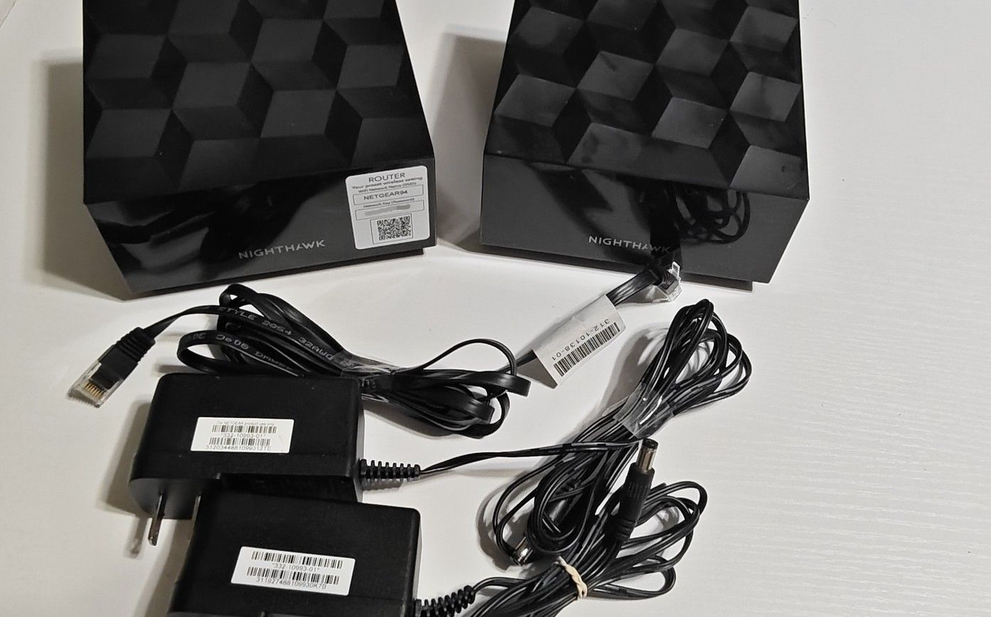 NETGEAR Nighthawk MK62 WiFi 6 Mesh System – AX1800 Dual-Band Router + 1 Satellite – 3,000 sq. ft Coverage