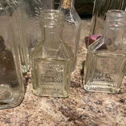 Antique medicine bottles