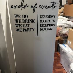 Wedding Signage