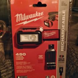 Rechargeable Milwaukee Magnetic Headlamp And Task Light