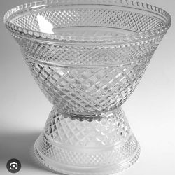 Vintage Anchor Hocking Punch Bowl & Stand