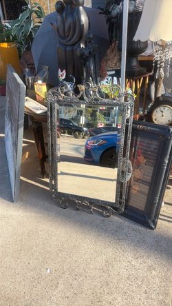 Traffic metal mirror