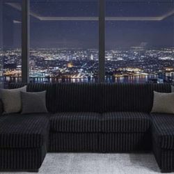 BRAND NEW CORDUROY SOFA U SHAPE SECTIONAL 