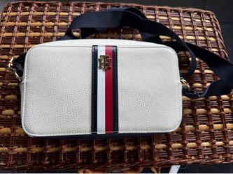 Tommy Hilfiger crossbody white and blue handbag purse