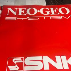 2 Neo Geo Arcade Cabinet Sticker Art 