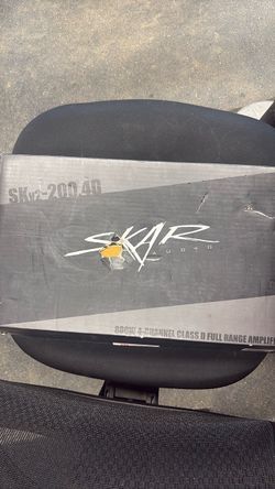 Skar Audio SKv2-200.4D 4-Channel Amplifier — Brand New, Never Installed