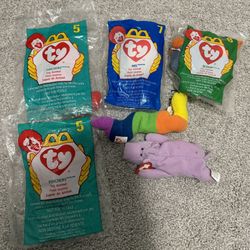 TY BEANIE BABIES 1st GENERATION MCDONALDS HAPPY MEAL TOY AS PICTURED 