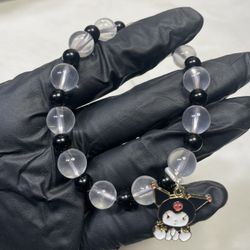 Kuromi Sanrio Inspired Crystal Bracelet