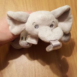 Philips Avent Soothie Snuggle Pacifier Holder Elephant plush repacement no paci