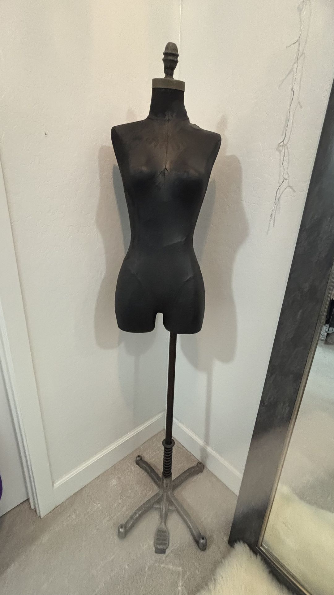 Vintage Women’s Black Torso Mannequin
