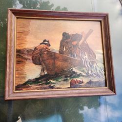 Artwork "The Herring Net" by Winslow Homer.