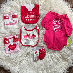 Baby Valentine’s Day 6m Clothes Bundle- BRAND NEW
