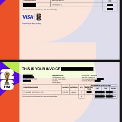 Portugal vs Congo Houston Ronaldo 2x World Cup Tickets