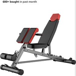 Finer Form Multi-Functional Adjustable FID Weight Bench and Roman Chair
