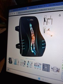 Lumbar Support Pillow, NEW