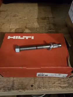 Hilti concrete wedge anchor fastening masonary lag bolt