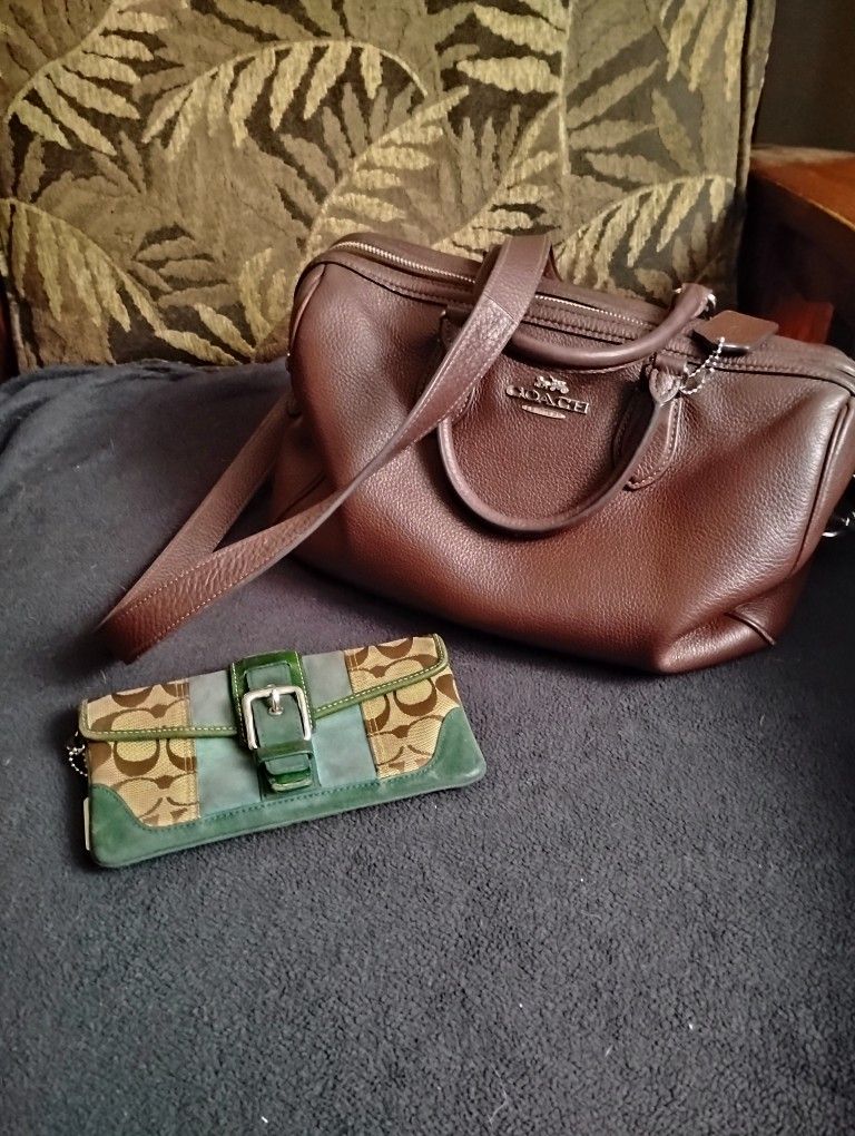 Coach purse And Wallet Combo