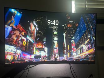 ASUS 32 inch curved gaming monitor (comes with RGB keyboard, wired razer mouse, a LENRUE speaker, and a PS5 controller)