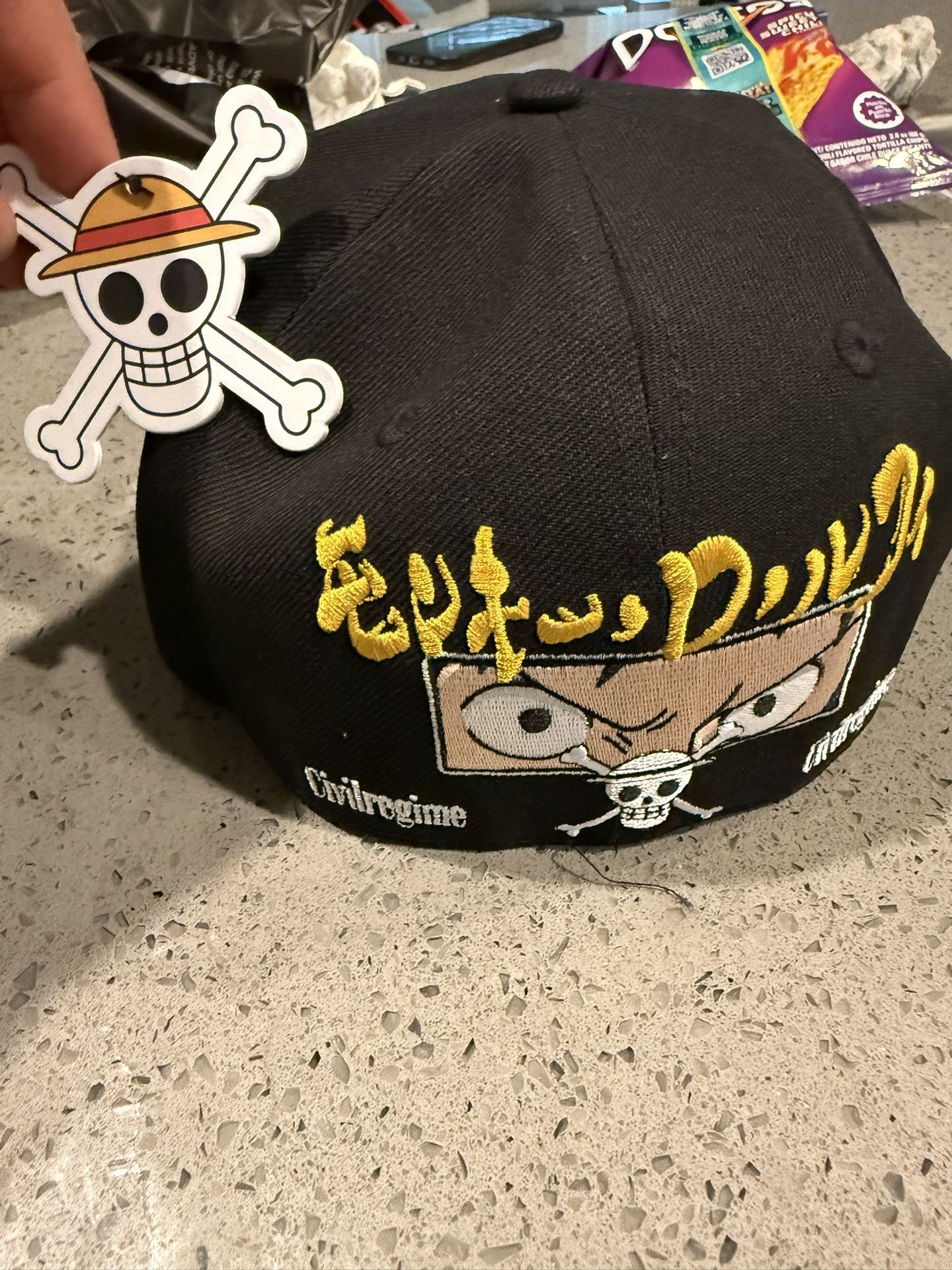 One Piece - Civil Regime Hat (7 1/4 Size) Luffy